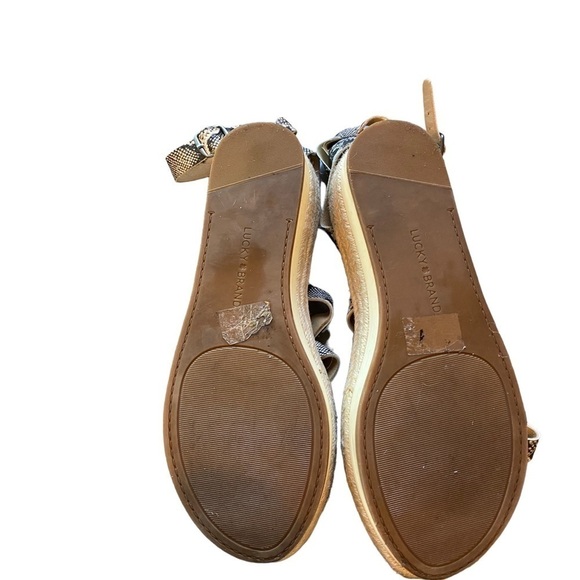 Lucky brand Jakina platform snakeskin sandals - Picture 10 of 10